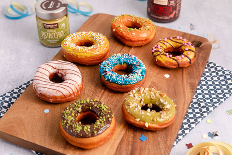 Recette image Ciambelle DONUTS alla farina di mandorle