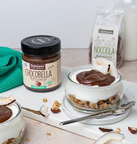 Recette image Crema leggera al cocco con Chocobella Protein