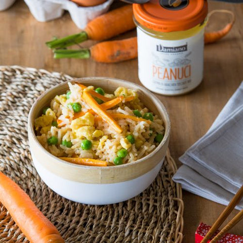 Immagine della ricetta Riso saltato in stile thai con verdure e burro d’arachidi