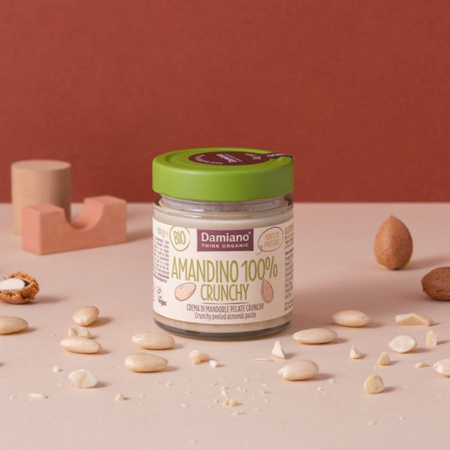 Image représentative du produit Purée d'amandes blanches - Amandino Crunchy