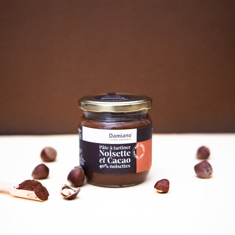 Pâte à tartiner Noisette 40% et cacao