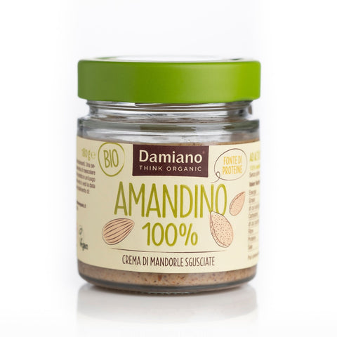 Purée d'amandes complètes bio - Amandino 100% - Damiano Organic