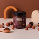 vasetto di crema spalmabile al cacao e nocciole con il 45% di nocciole italiane, Chocobella Noir senza latte