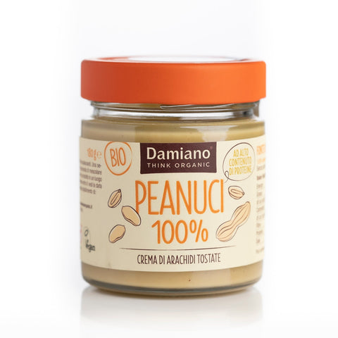 Purée de cacahuètes grillées bio - Peanuci 100% - Damiano Organic
