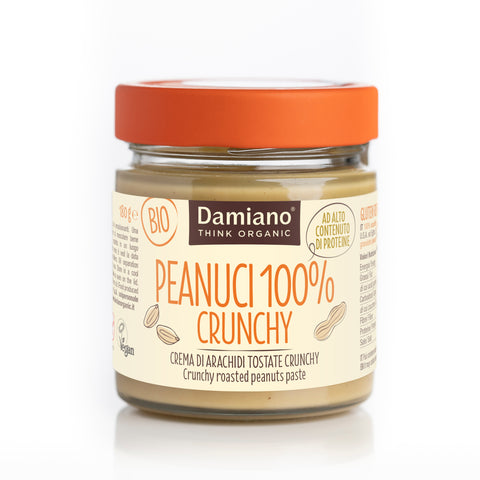 Purée de cacahuètes grillées bio - Peanuci 100% - Damiano Organic